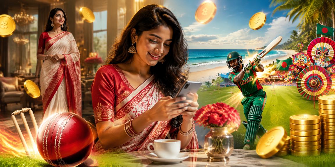 বগুড়ায় পহেলা বৈশাখে ক্রিকেট বেটিং বোনাস উৎসব
