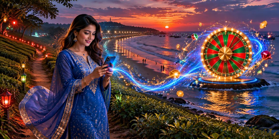 চট্টগ্রামে রুলেট গেমে অংশ নিচ্ছেন একজন