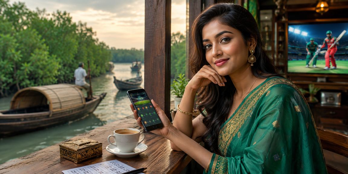 সুন্দরবন অঞ্চলের ব্যবহারকারী ক্রিকেট বেটিং করছেন
